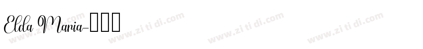 Elda Maria字体转换
